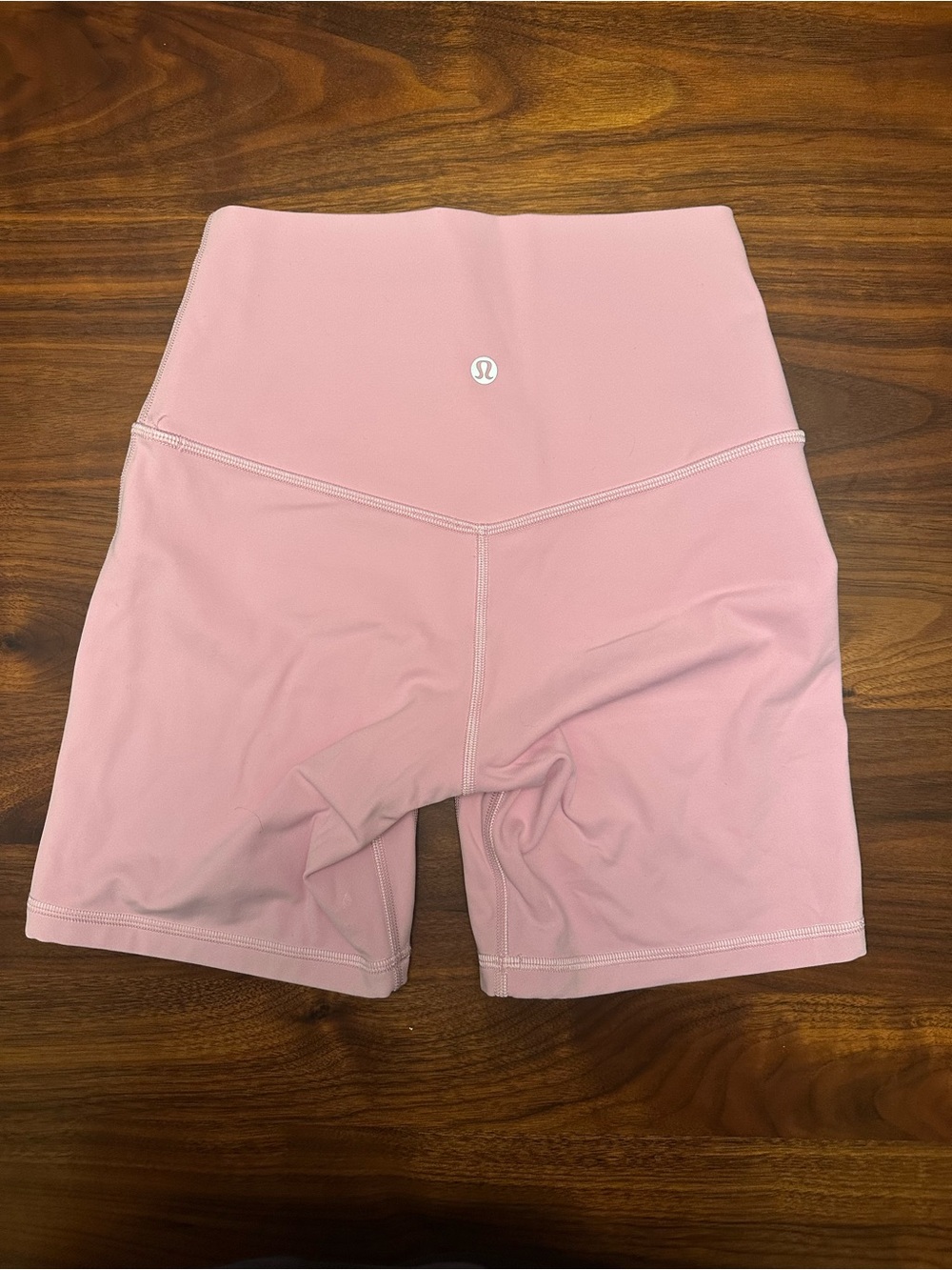 Lululemon Pink High-Rise Short 4” (4)